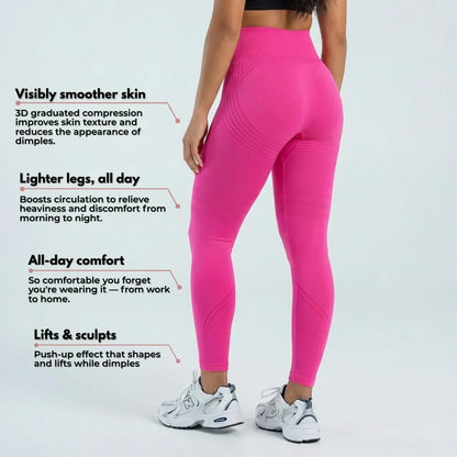 3D Leggings – Hot Pink