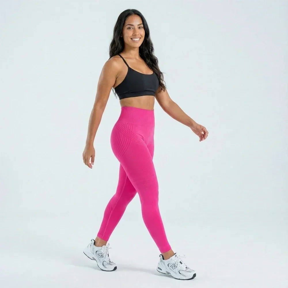 3D Leggings – Hot Pink