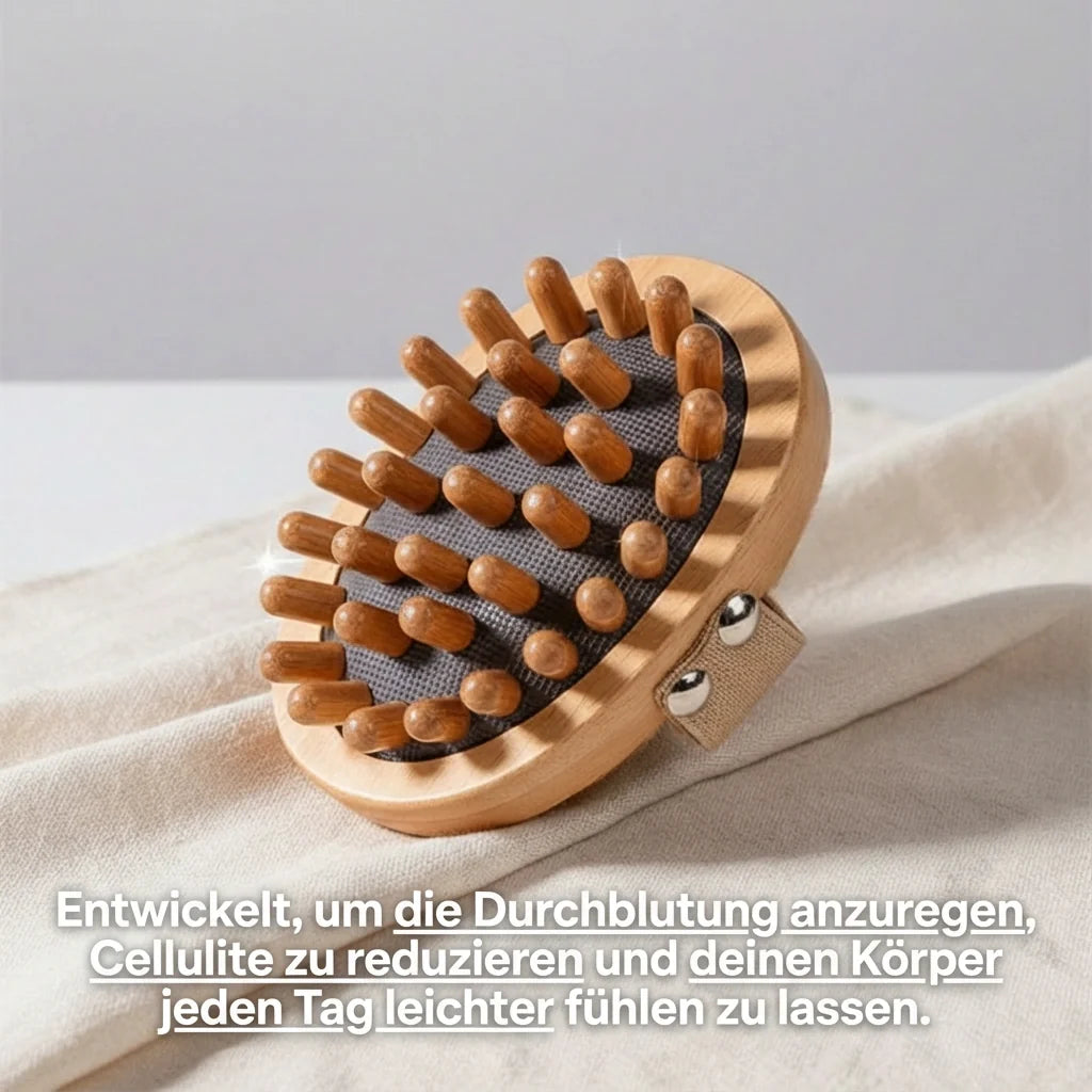 Wooden Anti-Cellulite Body Roller – Boosts Blood Circulation and Smooths Skin