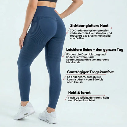 3D Leggings – Navy Blue