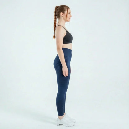 3D Leggings – Navy Blue