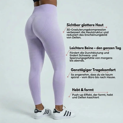 3D Leggings - Light Purple