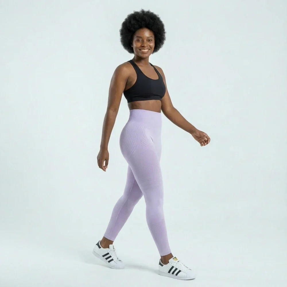 3D Leggings - Light Purple