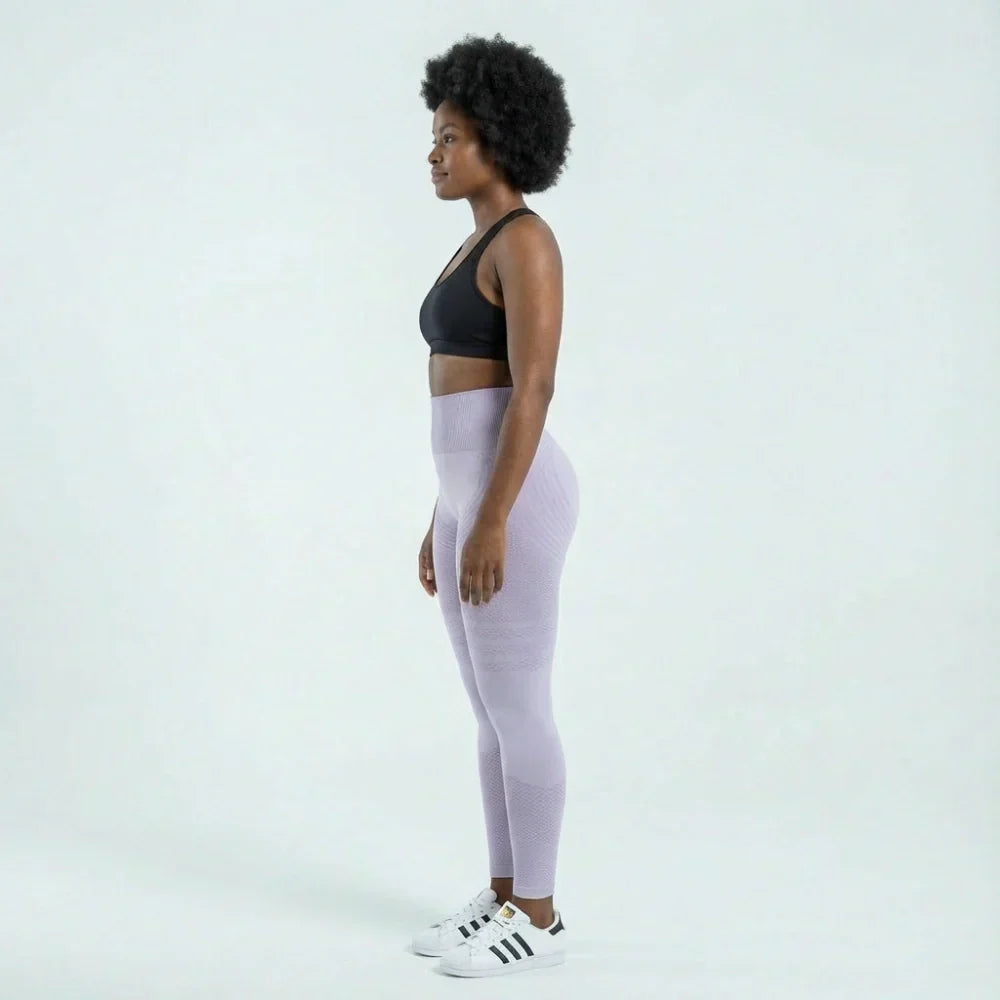 3D Leggings - Light Purple
