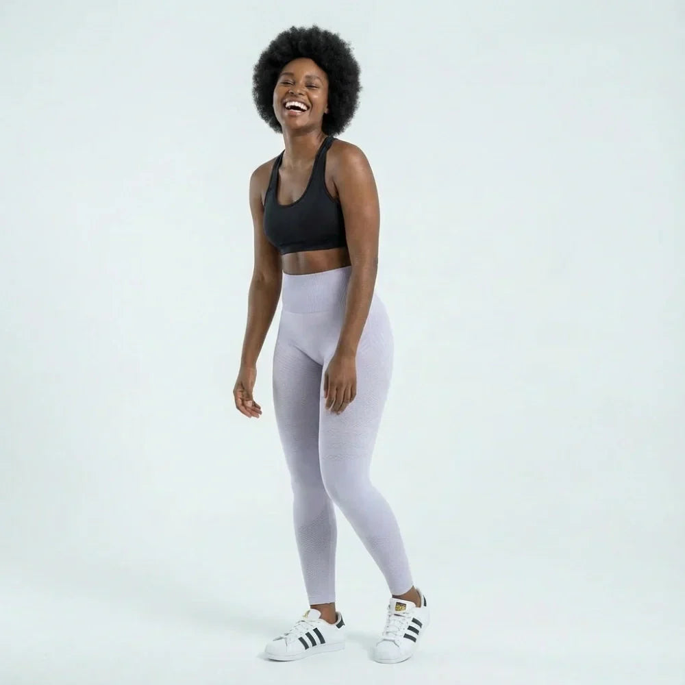 3D Leggings - Light Purple