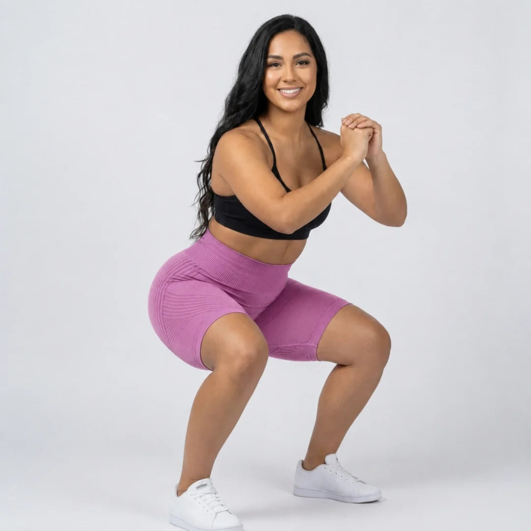 3D Short Legging – Hot Pink