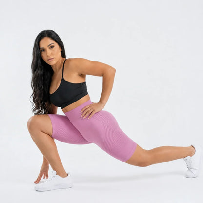 3D Short Legging – Hot Pink