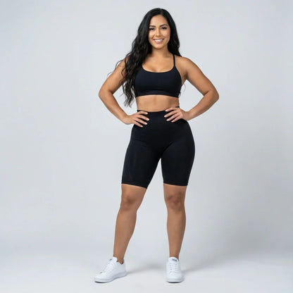 3D Short Leggings – Classic Black