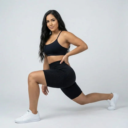 3D Short Leggings – Classic Black