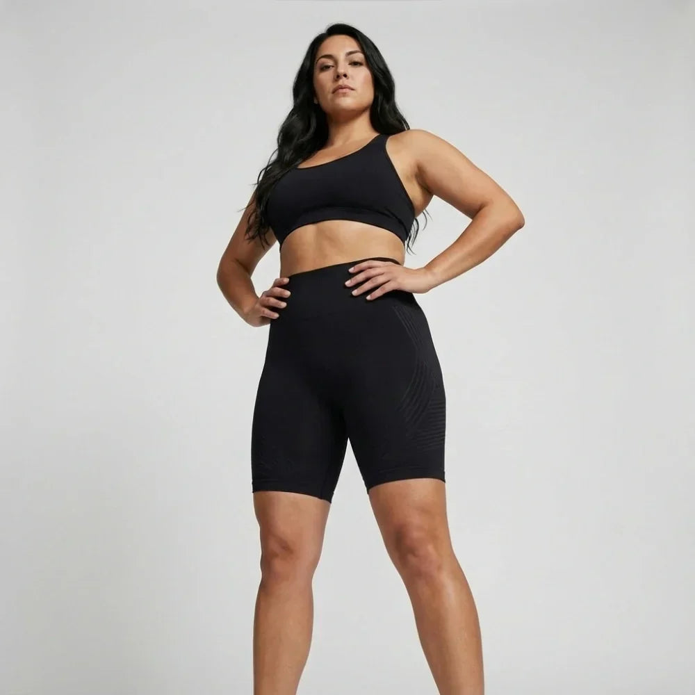 3D Short Leggings – Classic Black