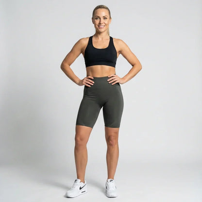 3D Short Leggings – Dark Gray