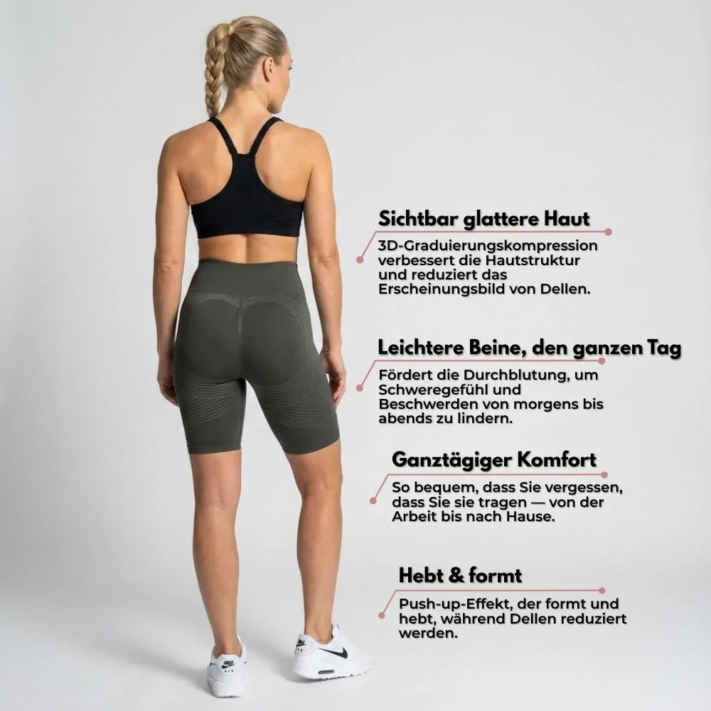 3D Short Leggings – Dark Gray