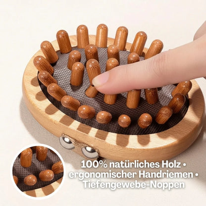 Wooden Anti-Cellulite Body Roller – Boosts Blood Circulation and Smooths Skin