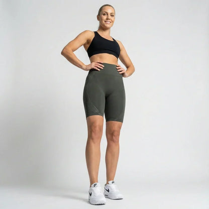3D Short Leggings – Dark Gray