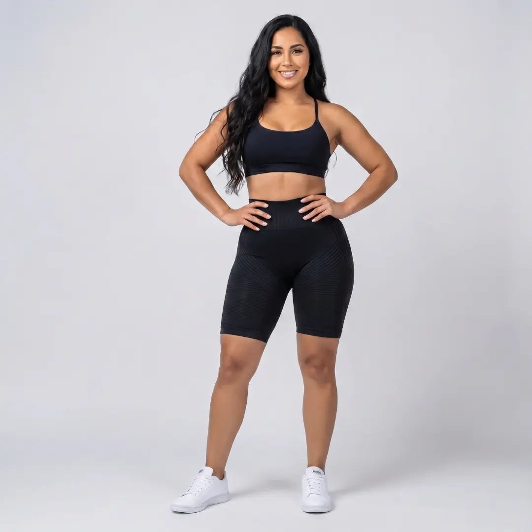 3D Short Legging – Hot Pink
